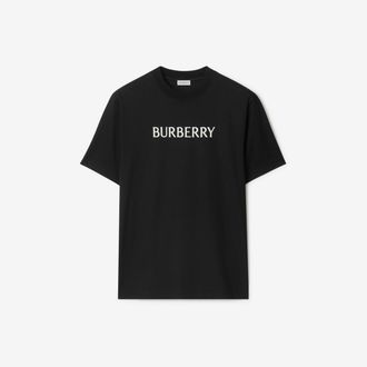Burberry Logo Cotton T-shirt, Size: XXXL