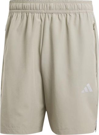 adidas Gym+ Training 3-Stripes Woven Shorts Asia Sizing Silver Pebble IM7483