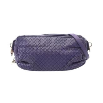 Bottega Veneta Pre-owned Vintage Schoudertas - Dames - Pre-owned - Paars - Maat: ONE Size Leer