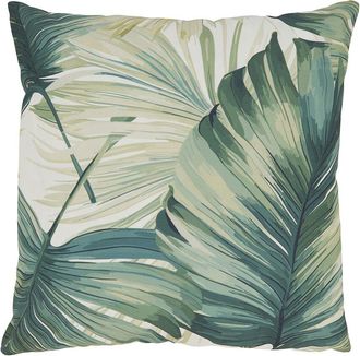 Saro Lifestyle Monstera Outdoor Pillow