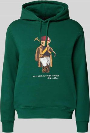 Polo Ralph Lauren Regular Fit Hoodie aus Baumwoll-Mix in Dunkelgruen, Gr&ouml;&szlig;e XXL