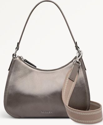 Radley London Gun Metal Medium Ziptop Shoulder Bag Crosby Alley AW25 Radley London