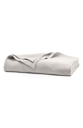 Boll & Branch Dream Bed Blanket in Mist at Nordstrom, Size Twin X-Long
