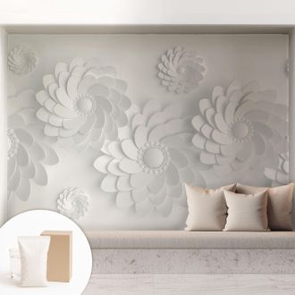 Tulup Carta Da Parati - Murale Alla Moda Decorazione - Camera Da Letto - Con Colla Gratuita Eleganza Floreale 208x146 Cm