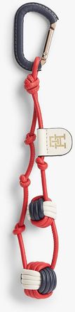 Tommy Hilfiger Womens Nautical Rope Leather Bag Charm - Blue - OS