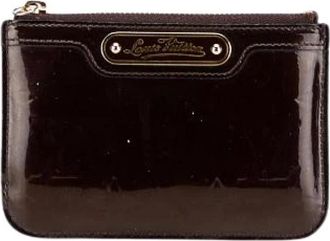 Louis Vuitton Pre-owned Wallets, female, Purple, Size: ONE SIZE Pre-owned Canvas wallets