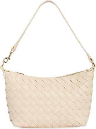 Urban Expression Faux Leather Woven Crossbody Bag in Oatmilk at Nordstrom Rack