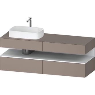 Duravit Duravit Qatego Consola Mueble Bajo Lavabo, 2 Cajones, 2 Cajones