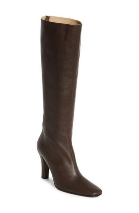 The Row Mona Knee High Boot in Vintage Brown at Nordstrom, Size 8.5Us