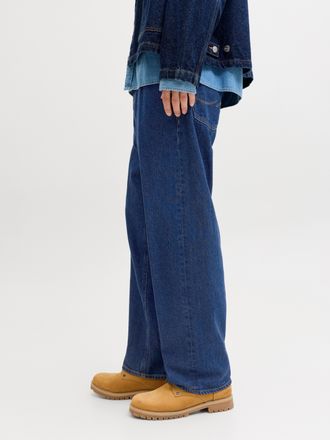 Jack & Jones Plus Size Loose-fit-Jeans JJICHRIS JJORGINAL AT 637 NOOS PLS, Herren, Gr. 42, L&auml;nge 32, blau denim, Denim/Jeans, Obermaterial: 100% Baumwolle, JACK & JONES PLUS