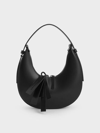Charles & Keith Carey Crescent Hobo Bag