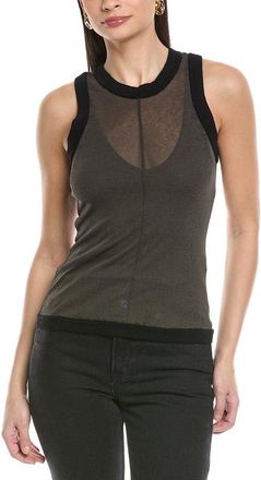 Nanushka Nanushka Denalie Wool-Trim Tank Top