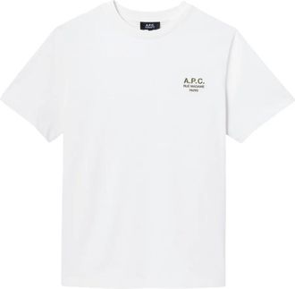 A.P.C. T-shirt con logo - Bianco