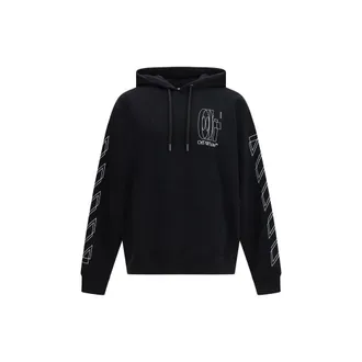 Off-white Black Cotton Mens Sweatshirt