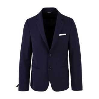 Daniele Alessandrini Jassen, Heren, Blauw, XL, Blauwe Jassen voor Heren