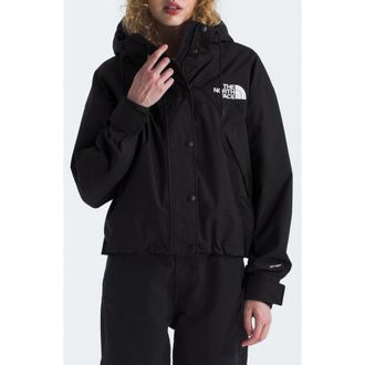 The North Face Reign On Water Repellent Hooded Jacket in Tnf Black at Nordstrom, Size Xx-Large