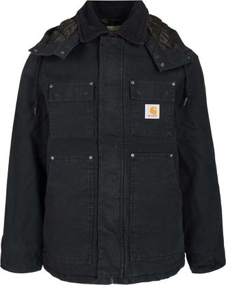 Carhartt Work in Progress Ambel Coat - Heren - Zomerjassen - Blauw - S - Katoen - Jassen