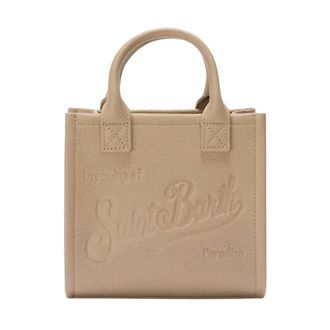 MC2 Saint Barth Chic Mini Vanity Bag with Strap - female - MC2 Saint Barth - Handbags - Beige - ONE SIZE - Bags