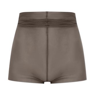Rick Owens Short Shorts, female, Brown, Size: XS High Waisted Stretch Shorts