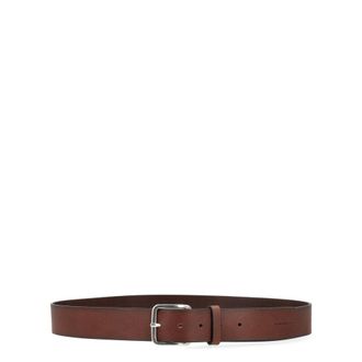 Gianni Chiarini Belts, male, Brown, 125 CM, Flat Belt in Brown Leather