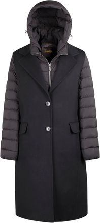 Moorer Set gilet e cappotto Jaya-CWX con cappuccio - Grigio