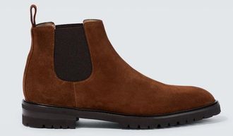 Manolo Blahnik Brompton suede Chelsea boots