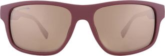 Lacoste Brown Square Mens Sunglasses L6057S 601 57