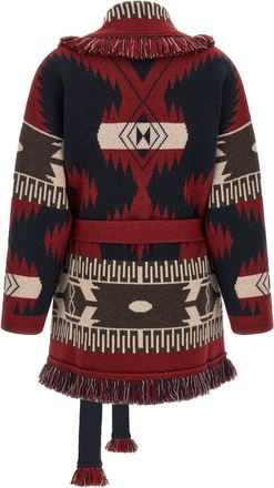 Alanui Icon Cardigan - Burgundy