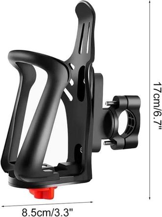 OEM Portaborraccia Per Biciclette, Portaborraccia Regolabile Per Biciclette, Accessori Portaborraccia Leggeri, Adatto Per Manubri Di Biciclette, Motocicle