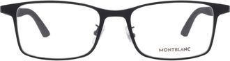 Montblanc Demo Rectangular Mens Eyeglasses MB0361O 006 56