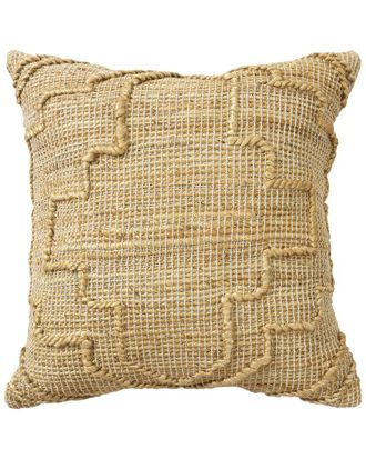 LR Home Lr Home Farmhouse Trellis Hand-Woven Throw Pillow 22 X 22