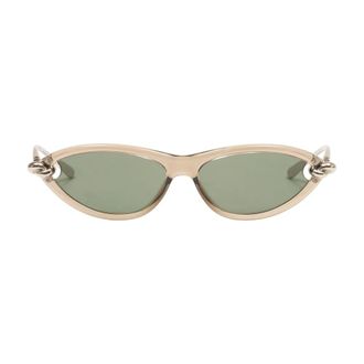 Bottega Veneta Sunglasses, female, Beige, Size: 56 MM Bv1390s Sunglasses