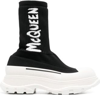Alexander McQueen Tread Slick Graffiti sneakers