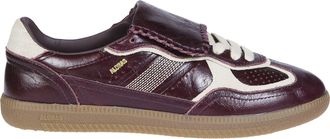 Alohas Club Deep Burgundy Patent Leather Sneakers
