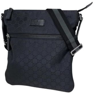 Gucci Pre-owned Cross Body Bags, female, Black, Size: ONE SIZE Pre-owned Vintage Shoulder Bag