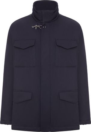 Fay FIELD JACKET TRAVEL IN STRETCH WOOL - Fay Archive - Man