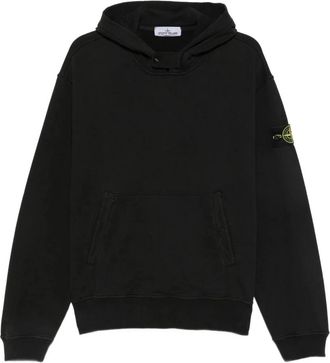Stone Island Hoodie Sweater - Heren - Hoodies - Zwart - L - Katoen - Hoodies & sweatvesten