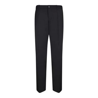 Nine In The Morning Black Wide-Leg Trousers Stylish Design - male - Nine In The Morning - Slim-fit Trousers - Black - W46 - Trousers