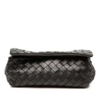 Bottega Veneta Pre-owned Bottega Veneta Intrecciato Flap Pouch Ladies LIFAOA1S9FR94HPC