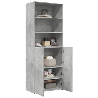 Berkfield Home Highboard Concrete Grey 70x42.5x185 cm Engineered Wood