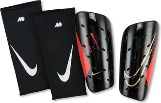 Nike Mercurial FlyLite SuperLock Soccer Shin Guards in Black | DN3608-011