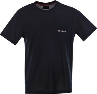 Kiton Cotton T Shirt With Logo