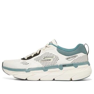 Skechers Go Run Max Cushion Premier White Black Green 220068-WBK
