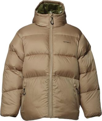 Carhartt Work in Progress Toronto Nylon Down Jacket In Hazelnut