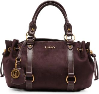 Liu Jo Draagtas met trekkoord - Dames - Handtassen - Rood - ONE Size - Su&egrave;de - Tassen