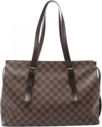 Louis Vuitton Pre-owned Tote Bags, female, Brown, Size: ONE SIZE Pre-owned Canvas louis-vuitton-bags