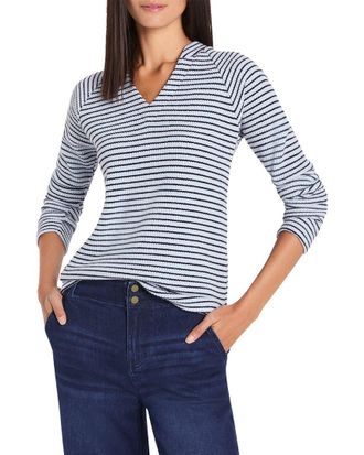 Nic+Zoe NIC+ZOE Soft Thermal Split Neck Top