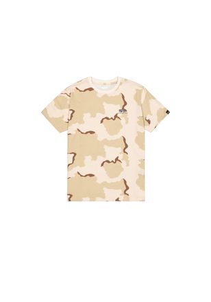 Alpha Industries T-Shirt ALPHA INDUSTRIES Backprint T-Shirt Camo, Herren, Gr. XXL, desert camo 91, Obermaterial: 100% Baumwolle, Shirts T-Shirt