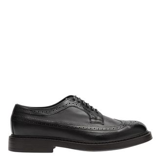 Doucal's Derby Coda di Rondine - Heren - Nette schoenen - Bruin - 40 EU - Leer - Schoenen