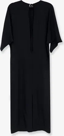 Stella McCartney Womens Dress Responsible Acetate & Viscose Black